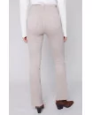 Pantalon avec ourlet asymétrique effrangé - AMANDINE